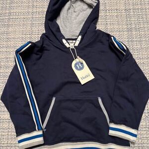 NWT Hatley side stripe hoodie - boys 6